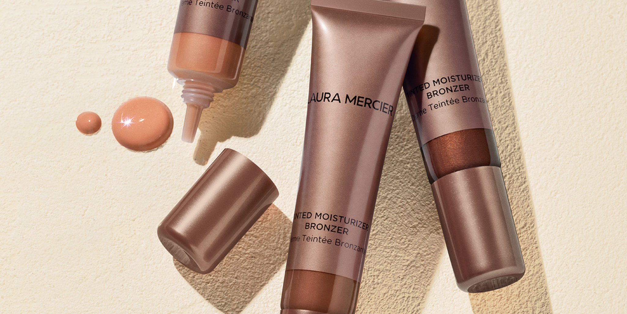 Stylized image of Laura Mercier Tinted Moisturizer Bronzer